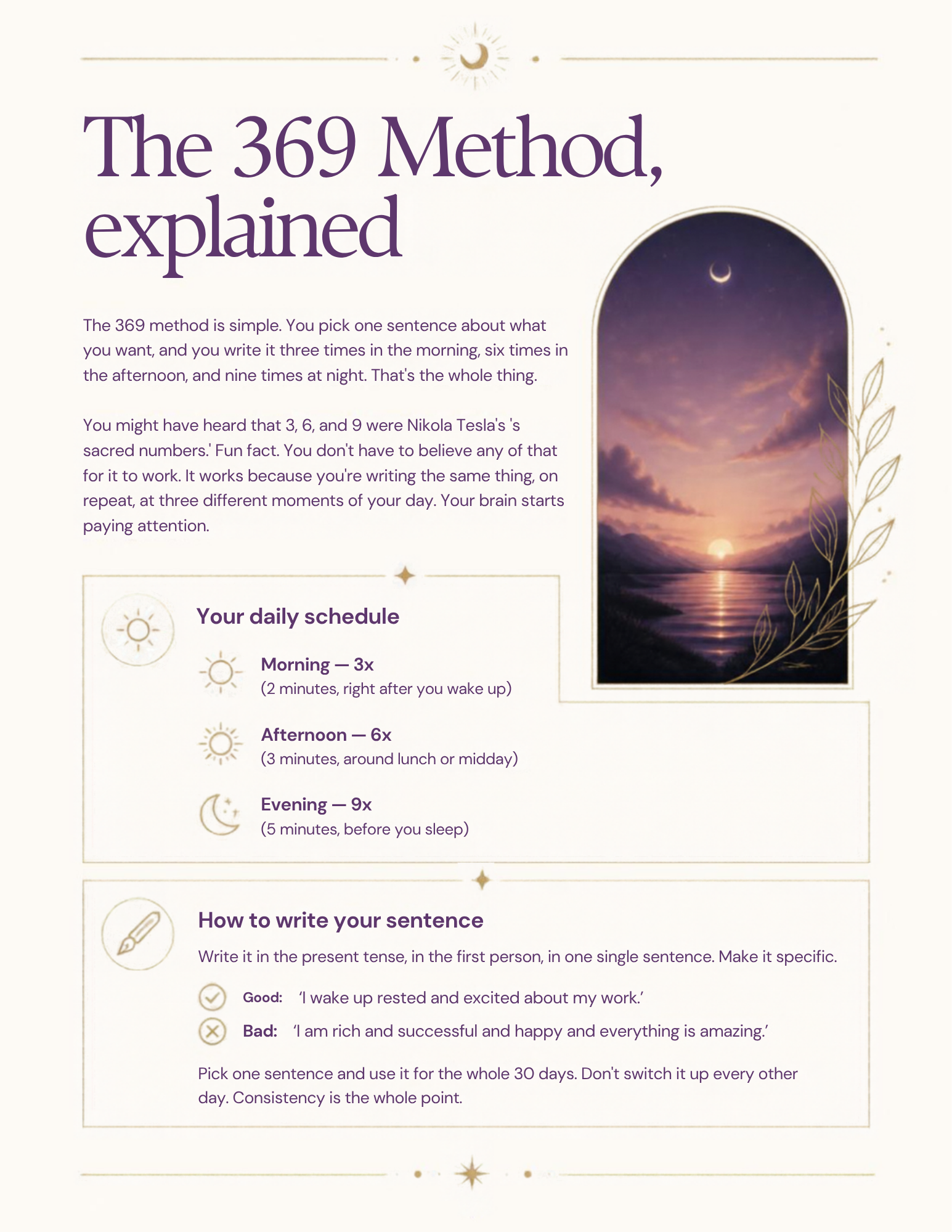 369 method tracking page